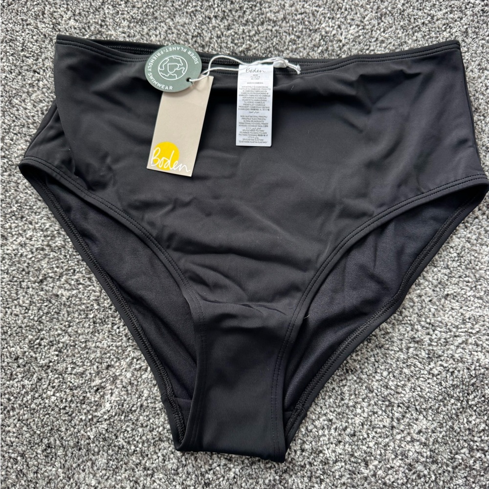 Boden Classic Black Bikini Bottom